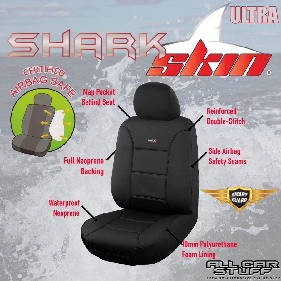 SharkSkin ULTRA Neoprene Seat Covers for Nissan Patrol Y62: 02/2013 to Current