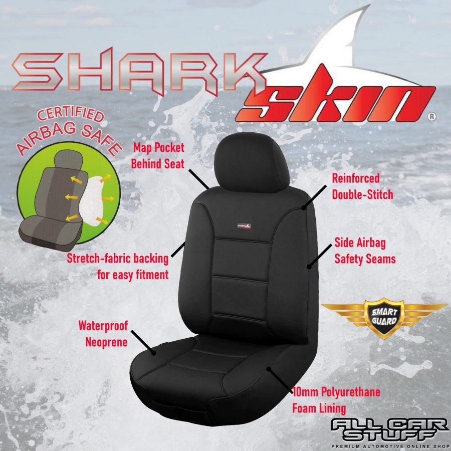 SharkSkin ULTRA Neoprene Seat Covers for Toyota Fortuner: from 08/2015 - Current
