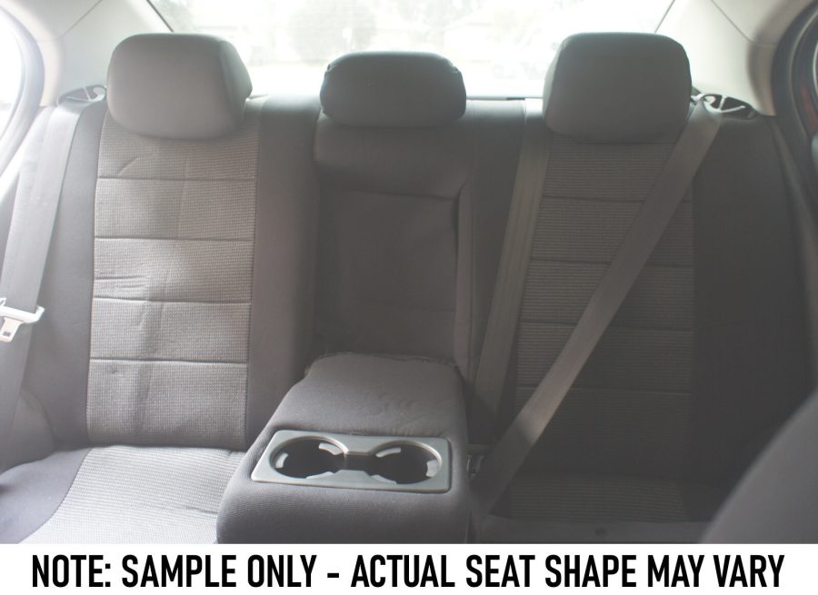 Premium PLUS Grey Fabric Seat Covers for Toyota Hiace Van: 02/2019 to Current