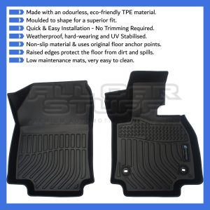 TPE 3D Moulded Floor Mats for Toyota RAV4 (RAV-4) Wagon: from 01/2019 to Current