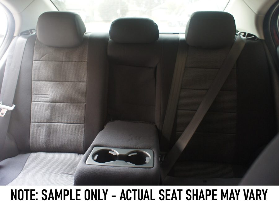 Premium Black Seat Covers for Toyota Hilux: SR/SR5 Double Cab: 03/2005 - 06/2015
