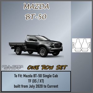 Full Canvas Seat Covers for Mazda BT-50 (BT50) TF Single Cab: 07/2020 to Current