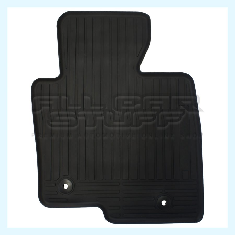 Rubber Floor Mats for Mazda CX-9 (CX9) TC Series 3-Rows: from 07/2016 to 12/2024
