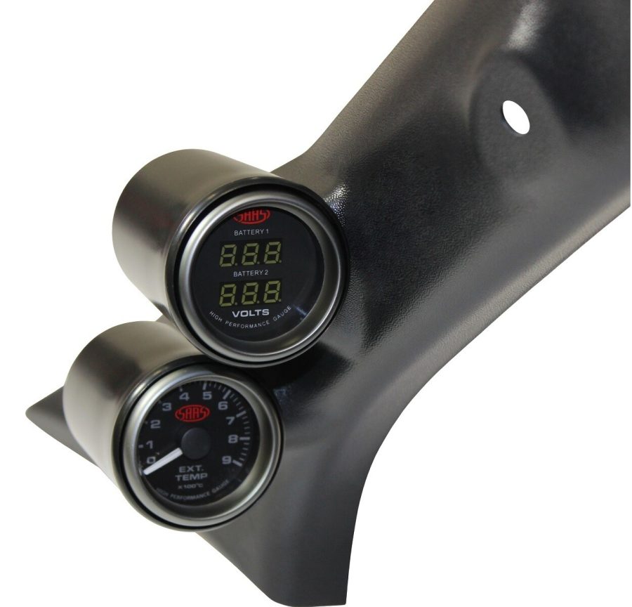 Pillar Pod W/ Boost & Oil Pressure Gauge SAAS Muscle for Monaro V2-VZ: 2001-2006
