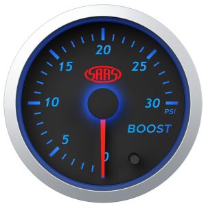 SAAS Street Series (Black) Diesel Turbo Boost Gauge 52mm/2" 0-30 psi - SG21213