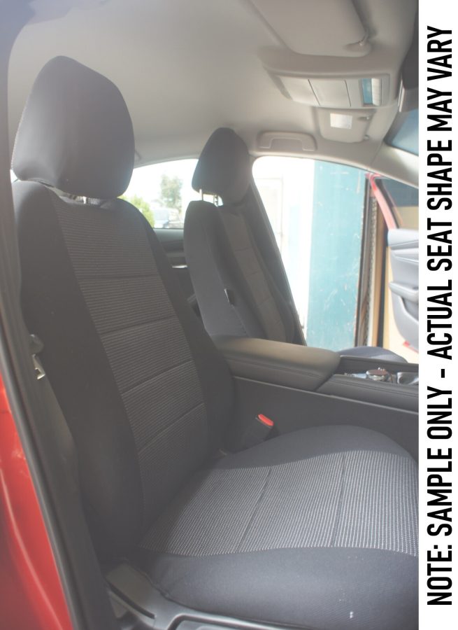 Premium Grey Seat Covers for Mitsubishi Pajero Sport QE Wagon: 10/2015 - 10/2019