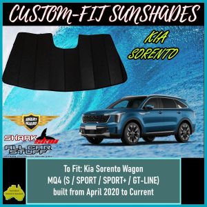 SharkSkin Custom-Fit Sunshade for Kia Sorento MQ4: built from 04/2020 to Current