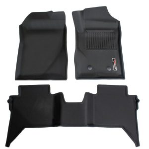 SharkSkin All Weather Moulded Floor Mats for Ford Ranger PX: 10/2011 to 04/2022