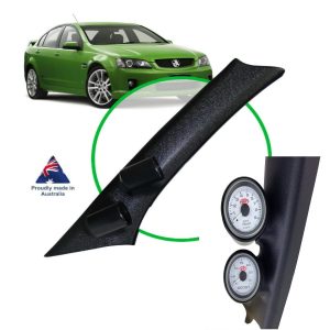 Pillar Pod W/ Boost & Ext Temp Gauge SAAS Muscle for Commodore VE-VEII 2006-2013