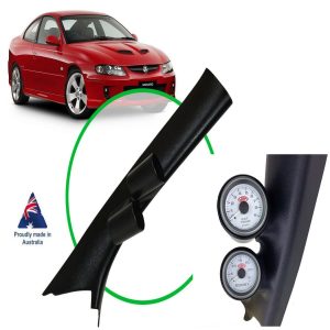 Pillar Pod W/ Boost & Exhaust Temp Gauge SAAS Muscle for Monaro V2-VZ: 2001-2006
