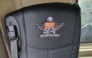 Custom Embroidery Seat Covers Logo