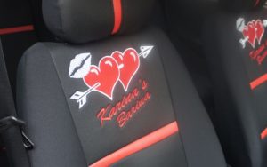 Custom Embroidery Seat Covers