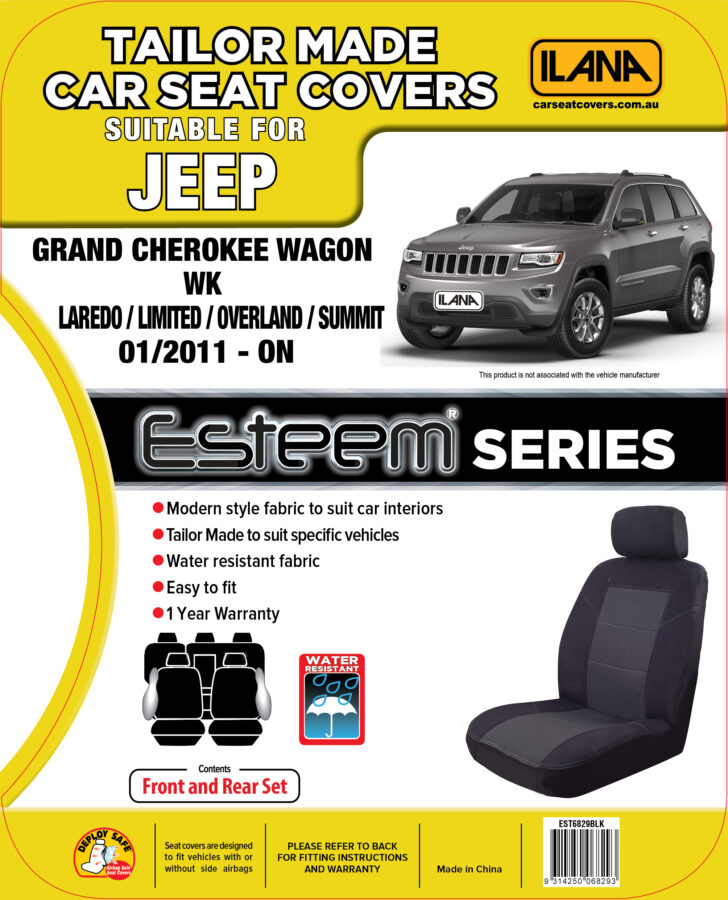Jeep Grand Cherokee (2011-2021) - Esteem Fabric Seat Covers - Image 7
