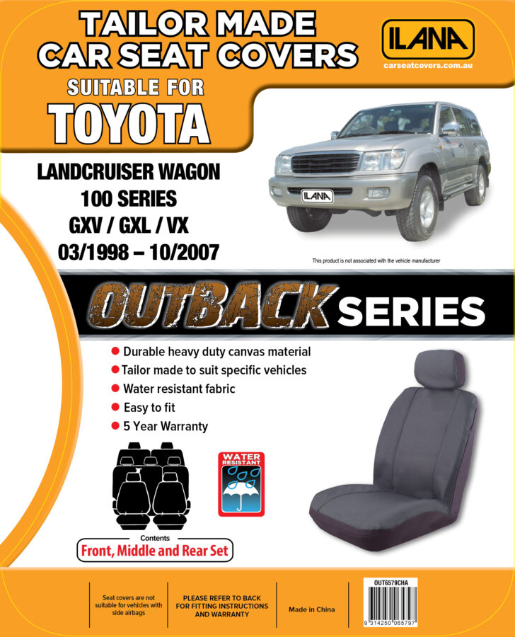 Toyota Landcruiser 100 Series (1998-2007) - Outback Canvas Seat Covers - Image 8