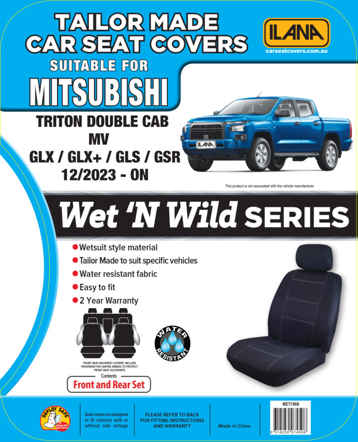 Mitsubishi Triton MV (2023-Current) - Neoprene Seat Covers - Image 7