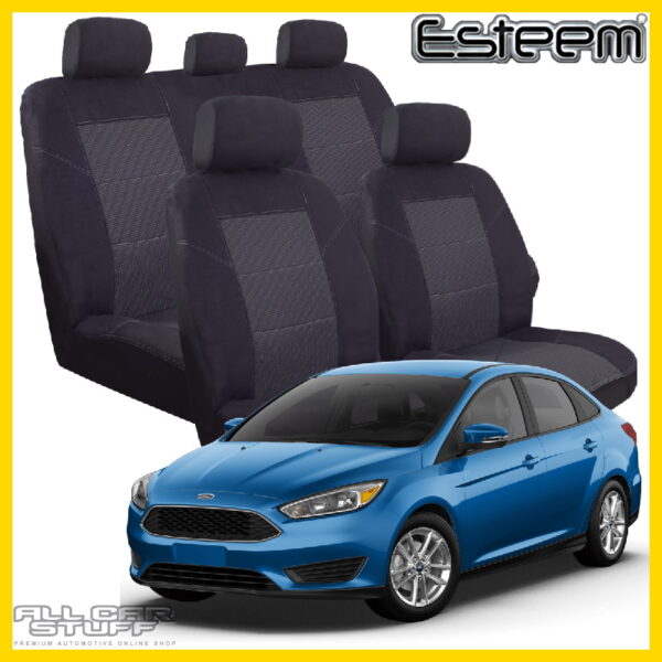 ford focus seat covers esteem black